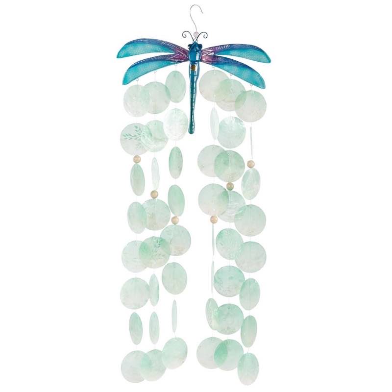 Dragonfly Capiz Shell Wind Chime