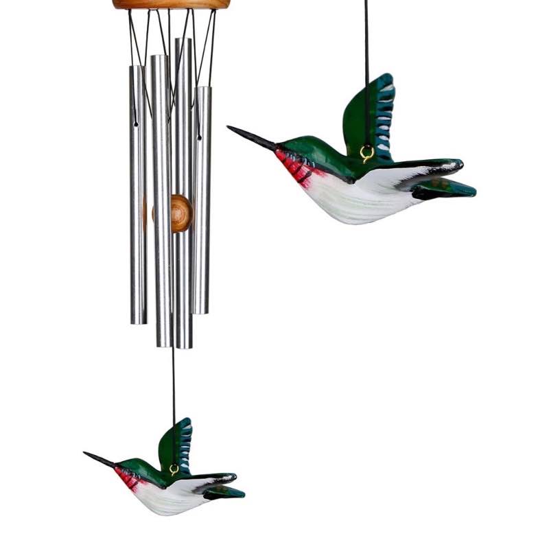 Ruby-Throated Hummingbird Wind Chime