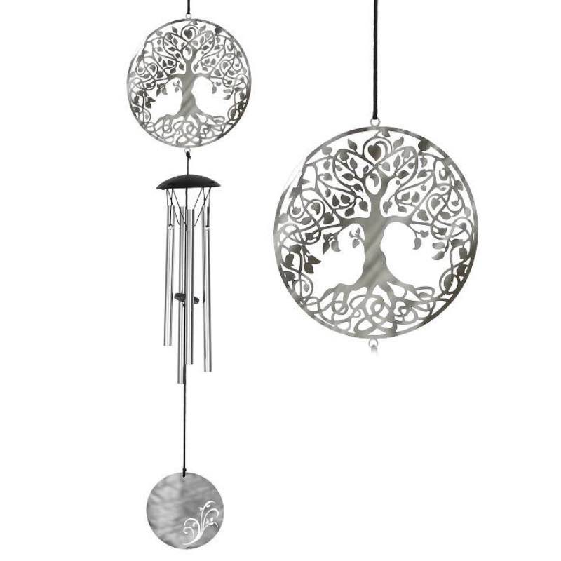 Filigree One with Nature Wind Chime - Tree of Life