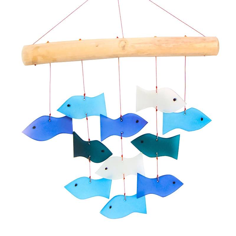 Glass Fish Wind Chime