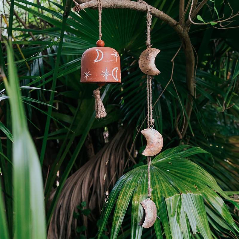 Moon and Stars Bell Wind Chime