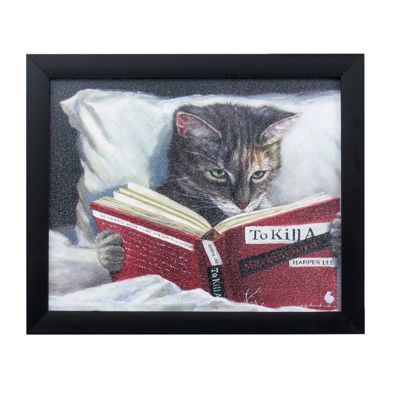 To Kill a Mockingbird Cat Wall Art