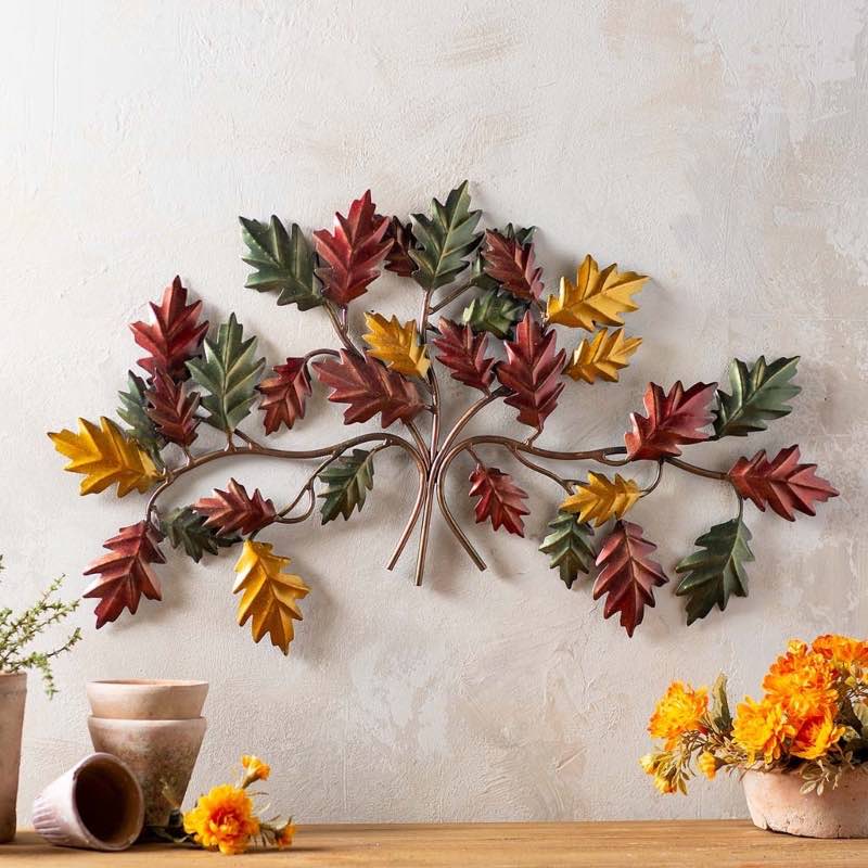 Fall Oak Leaves Wall Art