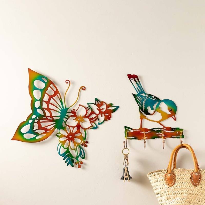 Metal Butterfly Wall Art