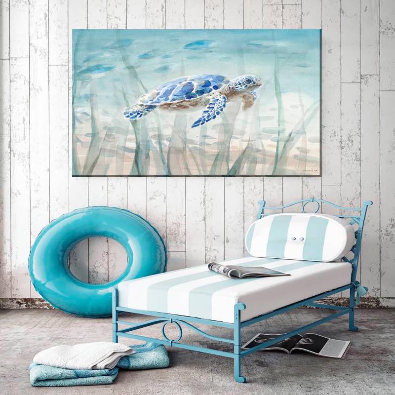 Indoor/Outdoor Sea Turtle Wall Art