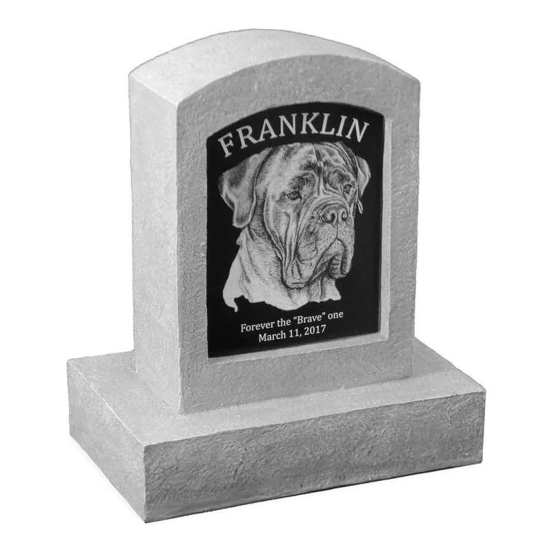 Personalized Large Pet Memorial with Image