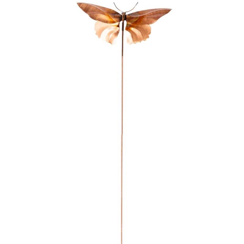 Copper Butterfly Garden Stake