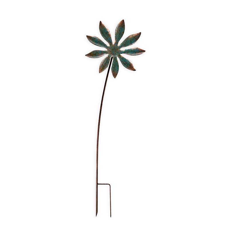 Botanical Beauty Metal Garden Stake - Flower