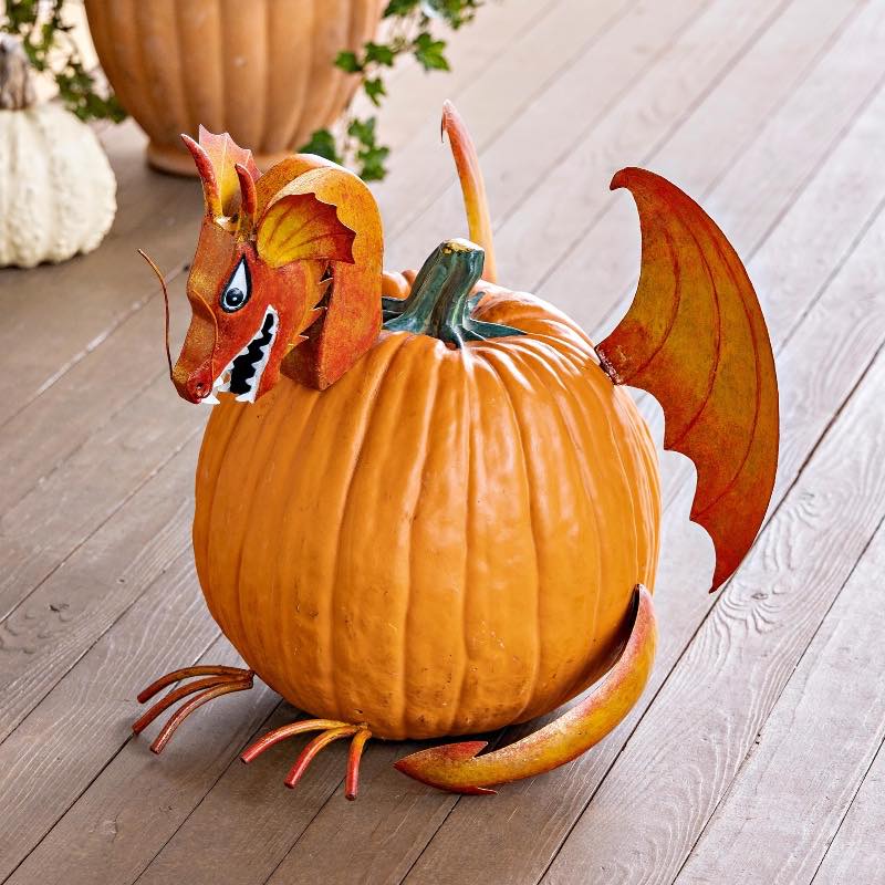 Metal Dragon Pumpkin Inserts