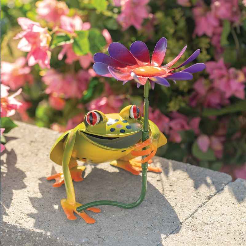 Frog with Flower Spinner