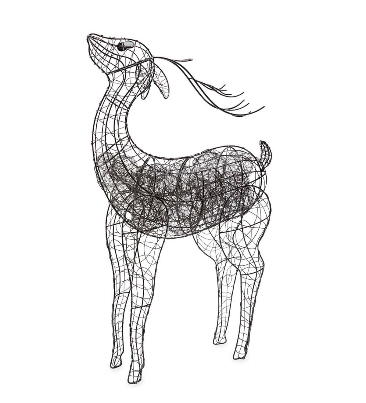 Wire Deer Sculpture | Wind and Weather