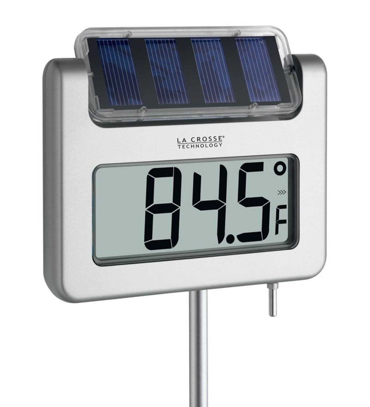 Large Window Thermometer with Solar Powered Backlight by La Crosse