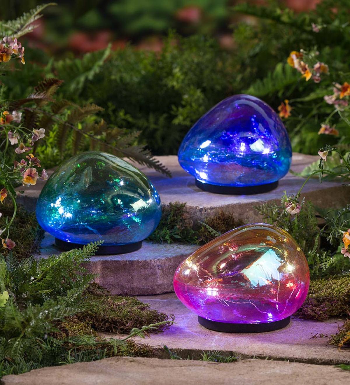Solar Glass Garden Globes | Wind and 