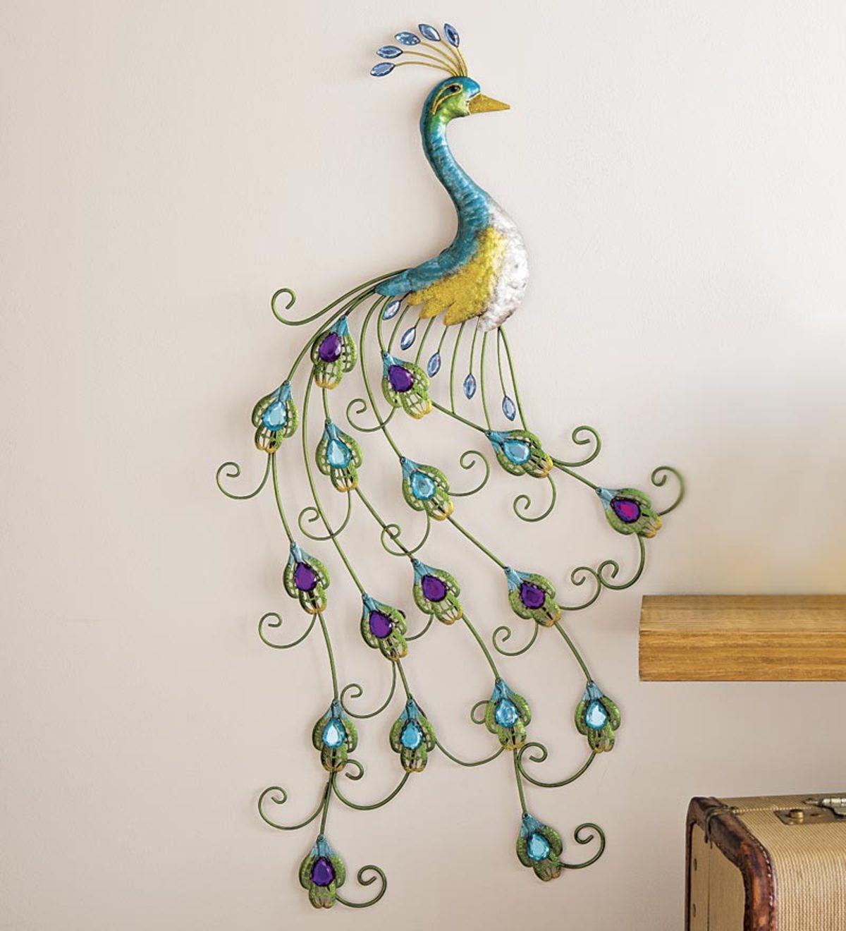Metal Peacock Wall Art Wind And Weather