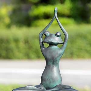 Frank Frog Garden Sculpture-BRO-113