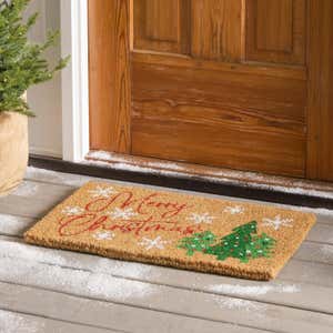 Fall Trees Coir Doormat